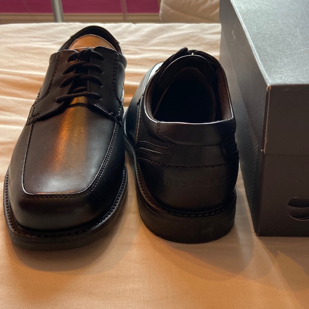 Rockport SL2 Apron Oxford Black Shoe